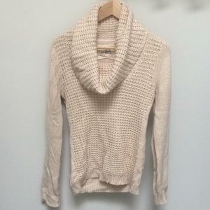 Anthropologie wide knit cowl neck sweater, sz M